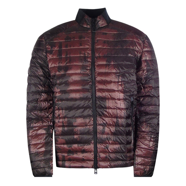 Belstaff Abstract Airframe Lava Red Down Filled Jacket